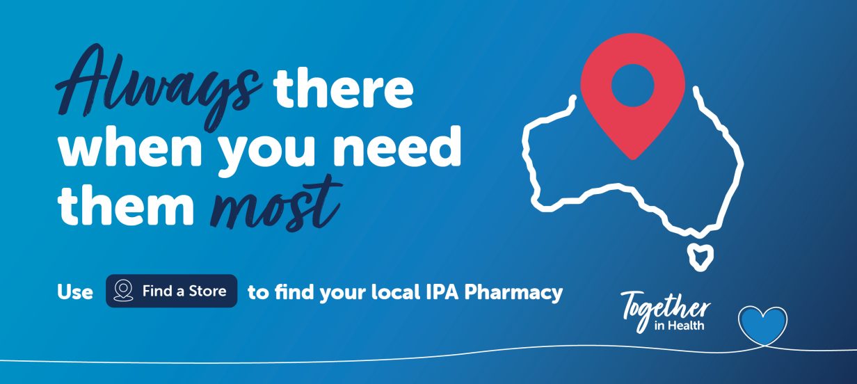 Find your local IPA Pharmacy with the store locator feature on the website.